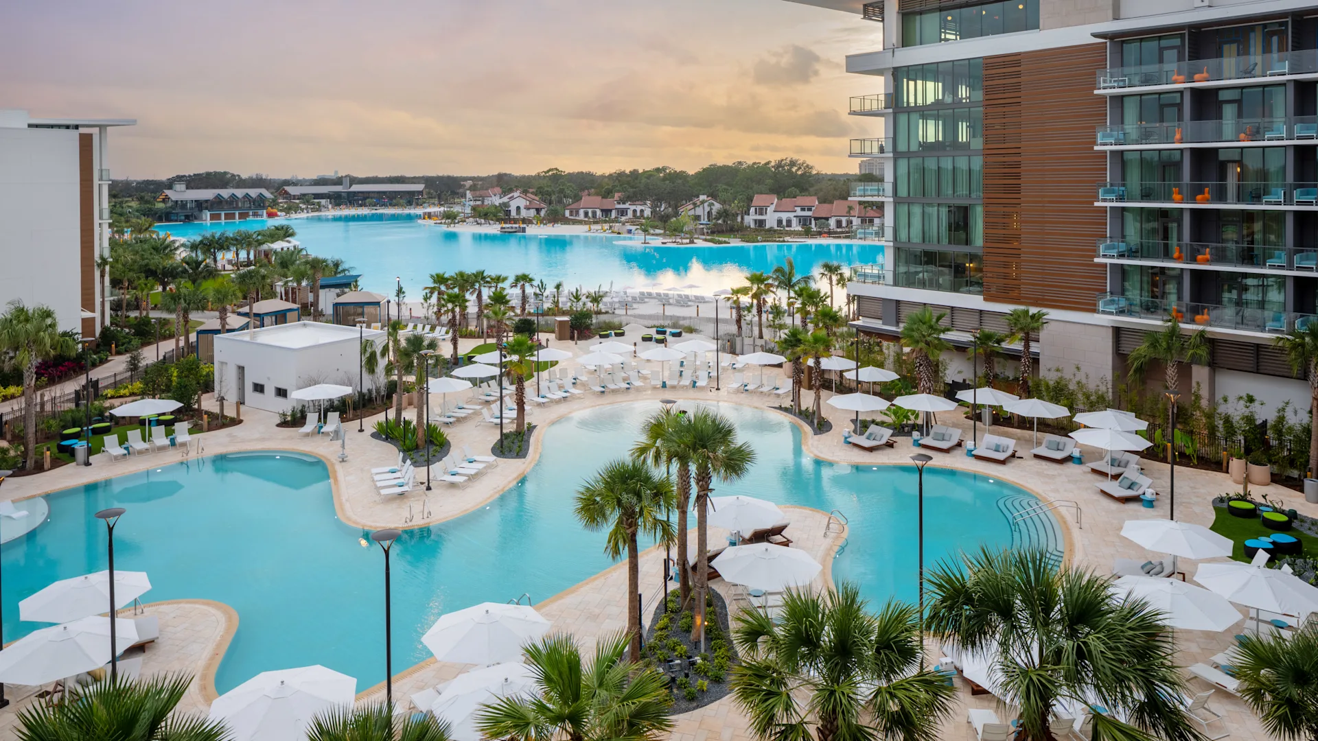 Conrad Orlando pool at Evermore Resort