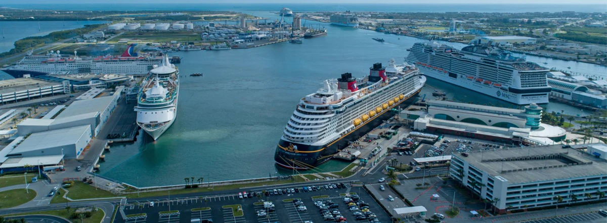 Cruise ship at Port Canaveral